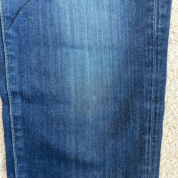 Adriano Goldschmied The Stevie Slim Straight Capri Dark Wash Blue Size 27 - Picture 4 of 10